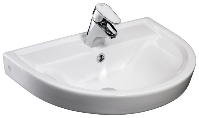 Изображение товара Раковина Gustavsberg Nordic 2600 60x45 см угловая белая из фарфора