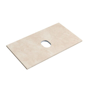 Изображение товара Столешница Sancos, 80 х 46 см, без отверстия под смеситель, цвет Kreman, TT80A2