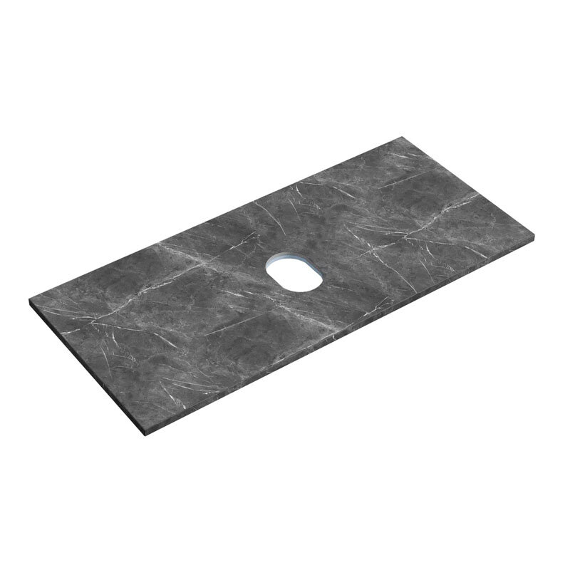 Изображение товара Столешница Sancos, 100 х 46 см, без отверстия под смеситель, цвет Black Sky, TT100A1