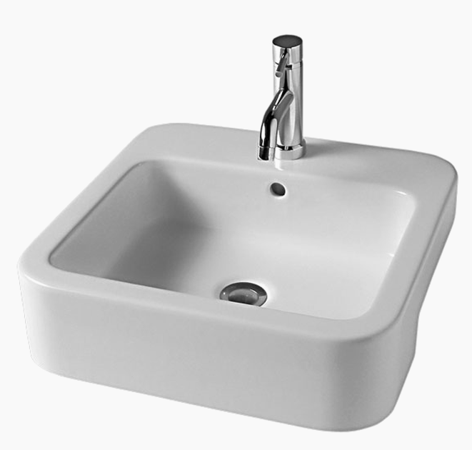 Изображение товара Раковина Hatria Happy Hour Y0M801, 48 х 48 см накладная