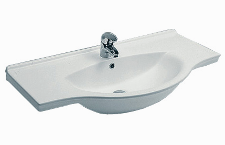 Изображение товара Раковина Hatria Sophie Y0HC 01 95 см белого цвета для ванной комнаты