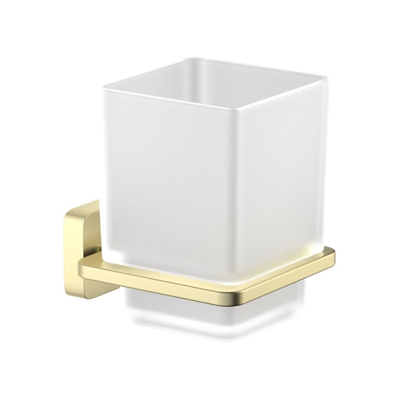 Изображение товара Стакан для щёток Schein Klimt 9231BG золото матовое настенный