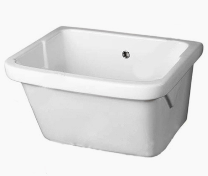 Изображение товара Раковина хозяйственная Hatria Sink 38 YN0201 42x38 см прямоугольная белая