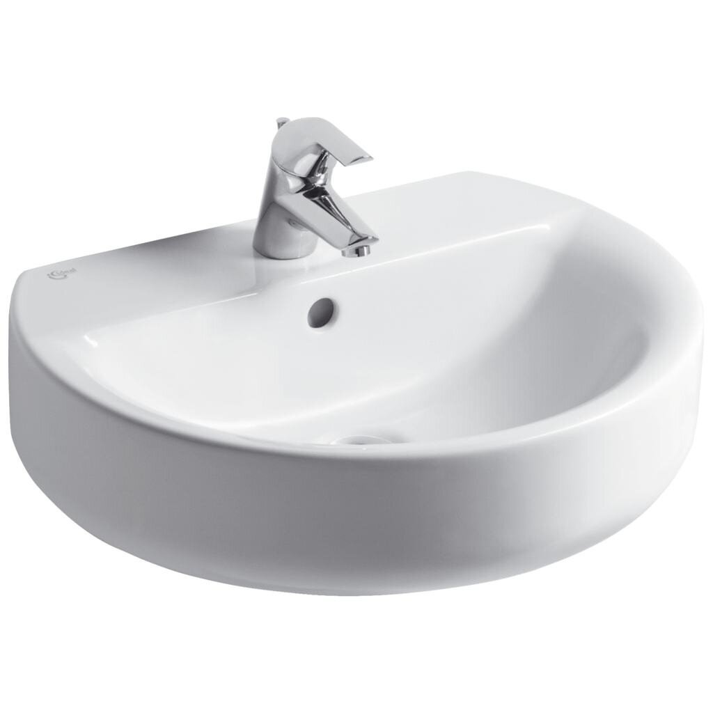 Изображение товара Раковина Ideal Standard Connect Sphere угловая 550x455 мм белая Изображение товара Раковина Ideal Standard Connect Sphere угловая 550x455 мм белая