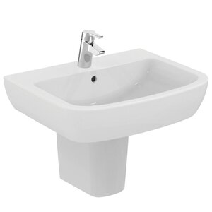 Изображение товара Раковина Ideal Standard Tempo T056301 650x500 мм угловая фарфор белая с переливом