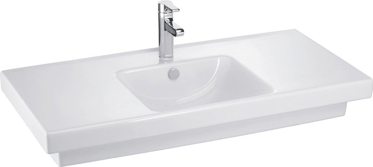 Изображение товара Раковина Jacob Delafon Odeon Up E4731-00 105х50 см, подвесная, белая, Франция