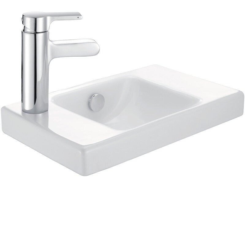 Изображение товара Раковина Jacob Delafon Odeon Up E4759G-00 40x25 см, левая, белая, фарфор