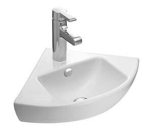 Изображение товара Угловая раковина Jacob Delafon Odeon Up E4733-00 для ванной и кухни 34x34 см
