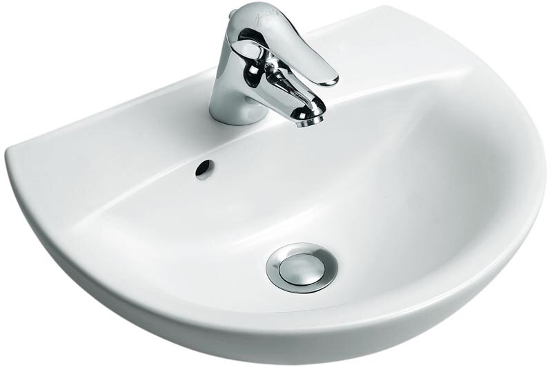 Изображение товара Раковина Jacob Delafon Patio E4152-00, 45х35 см, белая, угловая монтаж