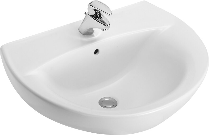 Изображение товара Раковина Jacob Delafon Patio E4158NG-00 фарфор 55х45 см угловая белая
