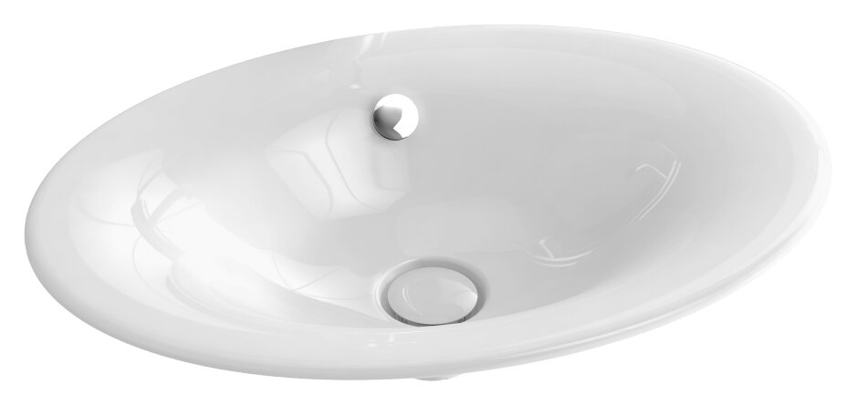 Изображение товара Раковина Jacob Delafon Presquile 60х40 см белая фарфор угловая установка