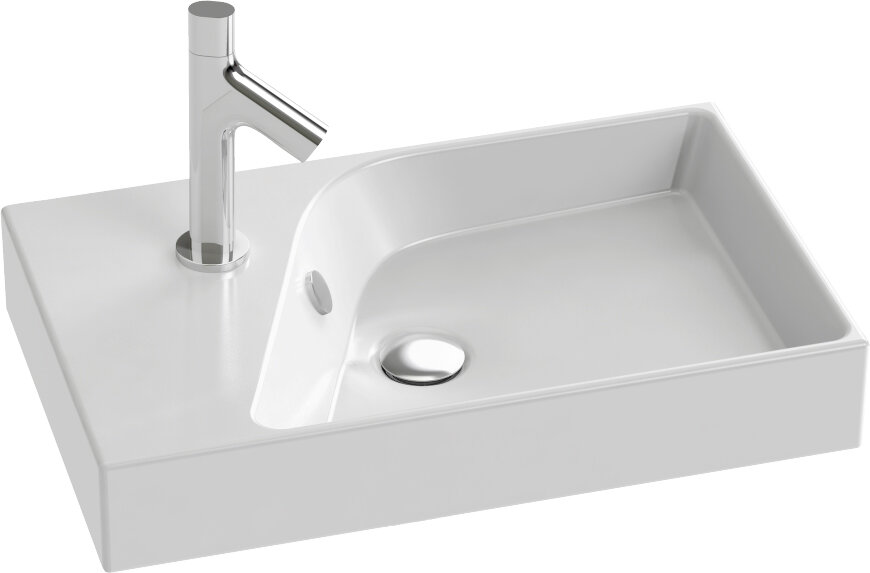 Изображение товара Подвесная раковина Jacob Delafon Rythmik EXR112-Z-00 60x37 см с одним отверстием