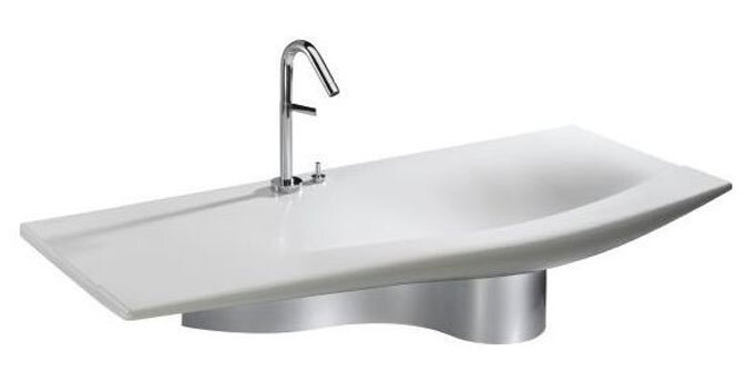 Изображение товара Раковина Jacob Delafon Stillness E1292-00 - 120х52 см, фарфор, белая