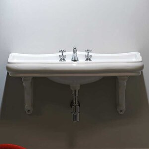 Изображение товара Раковина Kerasan Retro 105001*1, 100 см, 1 отверстие под смеситель, белая