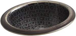Изображение товара Раковина Kohler Vintage Serpentine Bronze K-14234-SP-G9, врезная сверху, 43,2 х 35,6 см