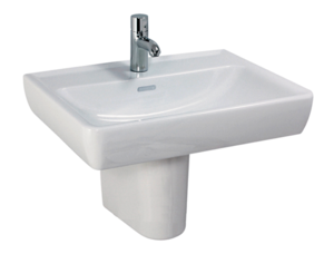 Изображение товара Раковина Laufen Pro 8.1895.1.000.104 55x48 см, белая, прямоугольная, для ванной и кухни