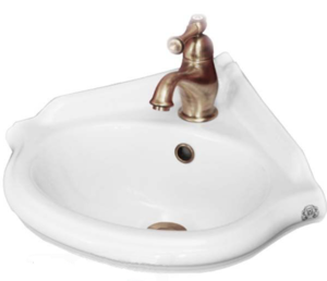 Изображение товара Раковина угловая Migliore Impero ML.IMP-25.358.BI, 35 см