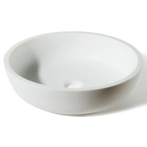 Изображение товара Раковина Montebianco Isola Bella, 11090/11092, 41,3 см, цвет белый глянцевый/матовый 