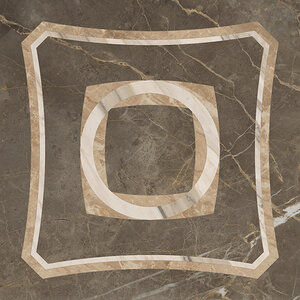 Изображение товара Керамогранит Coliseumgres Портофино Вставка Интарсио 45x45 см коричневый серый