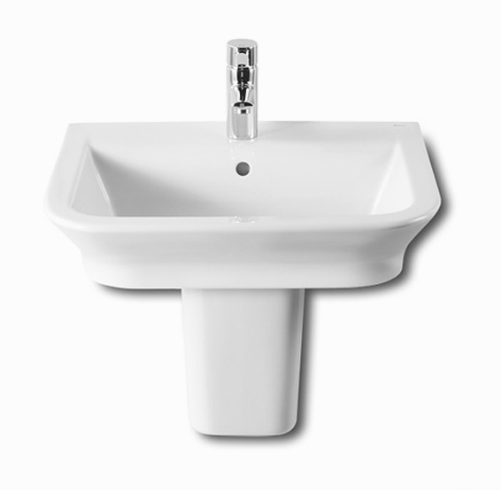 Изображение товара Раковина Roca Gap 55x47 см с отверстием под смеситель, белый фаянс Изображение товара Раковина Roca Gap 55x47 см с отверстием под смеситель, белый фаянс