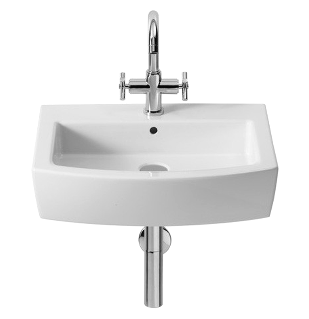 Изображение товара Раковина Roca Hall 55x48,5 см на полупьедестале, белая, с переливом Изображение товара Раковина Roca Hall 55x48,5 см на полупьедестале, белая, с переливом