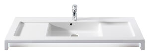 Изображение товара Раковина Roca Stratum 110 27631000 белая прямоугольная угловая 110x50 см
