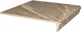 Изображение товара Ступень, керамогранит Kerama Marazzi Бореале SG935200NGR, фронтальная 30 х 30 см, коричневый