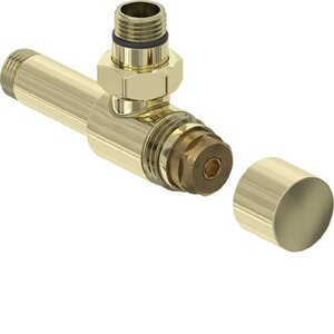 Изображение товара Вентиль Сунержа угловой шестигранник G 1/2 дюйма НР цвет шампань