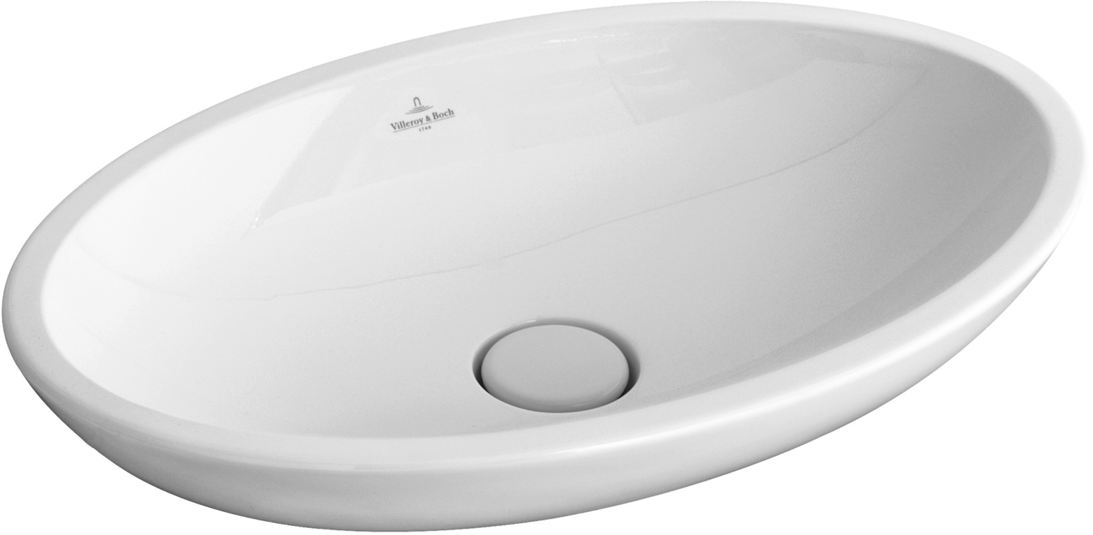 Изображение товара Раковина Villeroy&Boch Loop&Friends 51511001, 63 х 43 см, встраиваемая сверху, альпийский белый