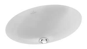 Изображение товара Раковина Villeroy&Boch Loop&Friends 56x37.5 см врезная белая с переливом Германия