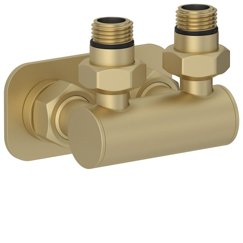 Изображение товара Угловой вентиль EU50 из нержавеющей стали для полотенцесушителей 1/2 дюйма