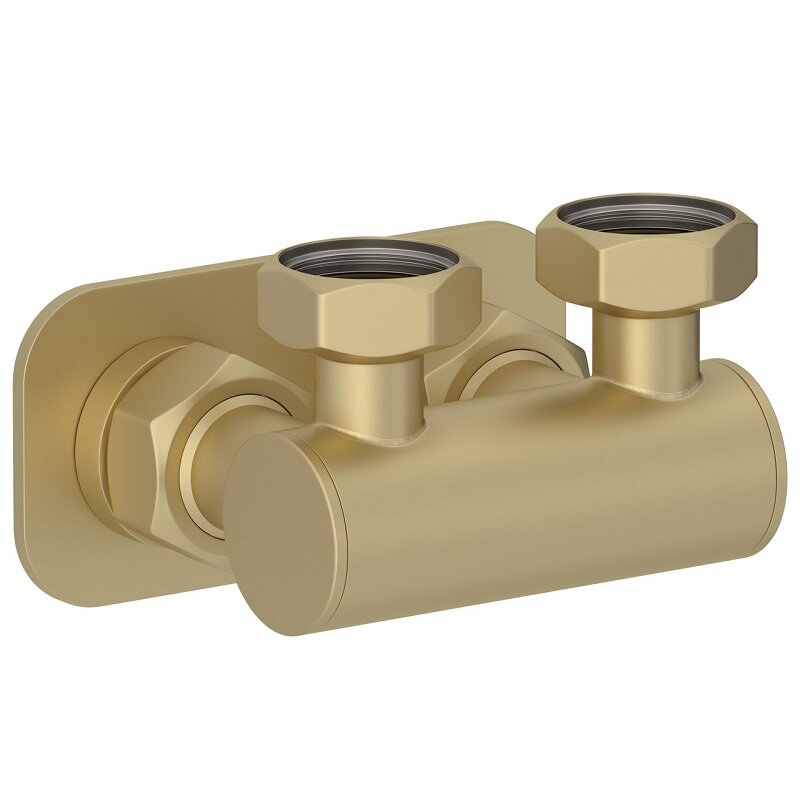 Изображение товара Модуль Сунержа, угловой EU50, 2 х 3/4 дюйма, цвет матовая шампань, 022-1538-3434