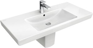 Изображение товара Раковина Villeroy&Boch Subway 2.0, 100 х 47 см, подвесная, альпийский белый, 7175A0
