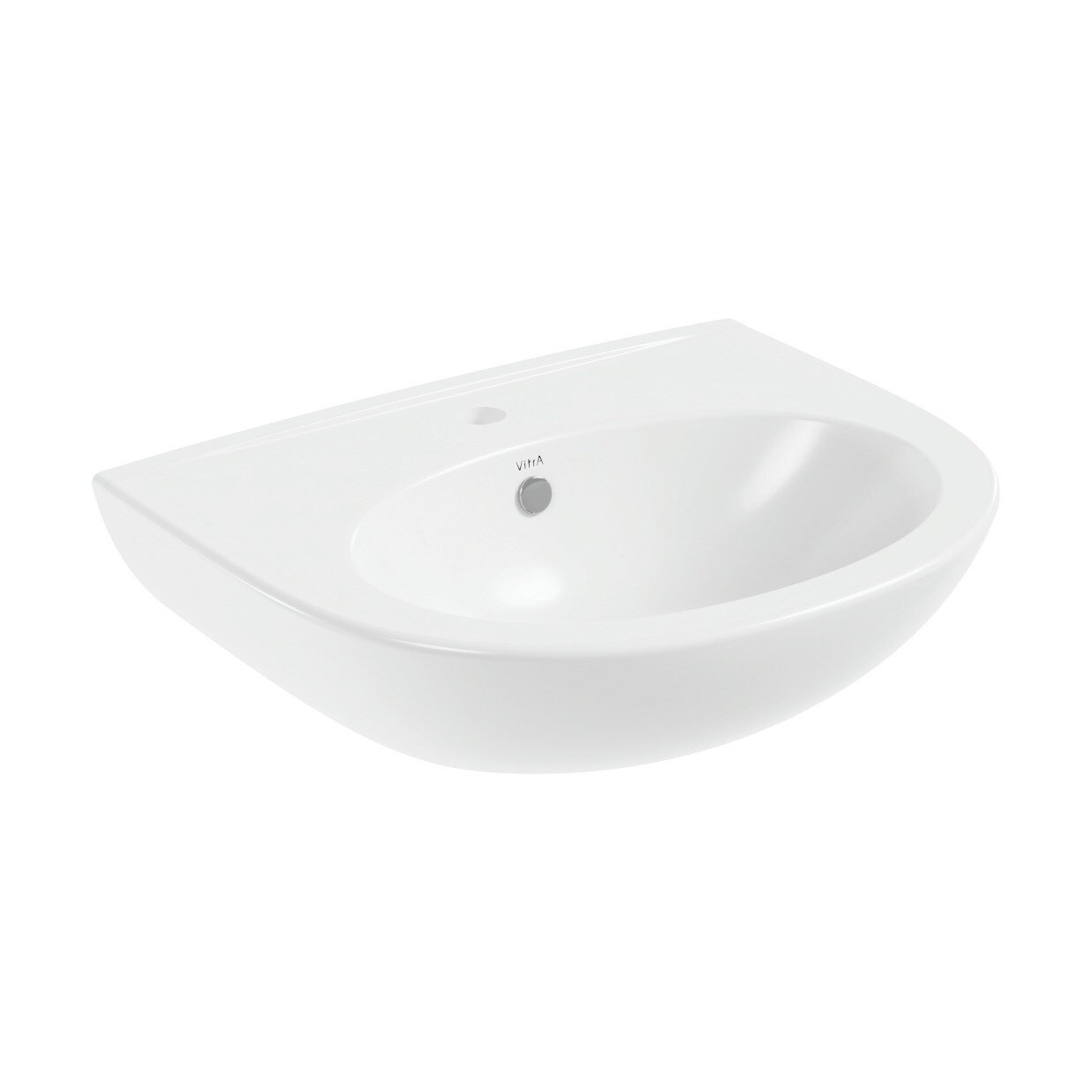 Изображение товара Раковина VitrA Zentrum 5786B003-0001 60 см, белый Изображение товара Раковина VitrA Zentrum 5786B003-0001 60 см, белый