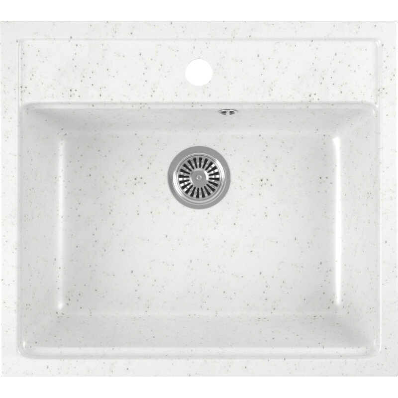Изображение товара Кухонная мойка Domaci Бьелла DMC-06-331 56.5 см искусственный камень белая