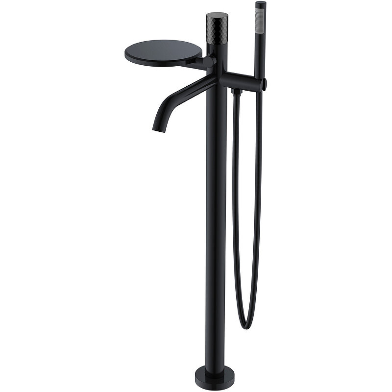 Изображение товара Смеситель для ванны и душа Boheme Stick 129-BB Black Diamond, с душевым гарнитуром