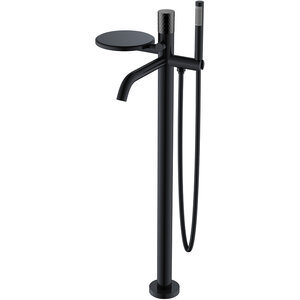 Изображение товара Смеситель Boheme Stick 129-BB для ванны и душа, с душевым гарнитуром, Black diamond black