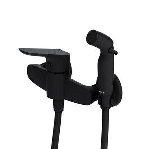 Изображение товара Гигиенический душ Damixa Jupiter, 778000300, со смесителем, черный матовый