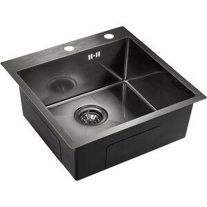 Изображение товара Кухонная мойка Domaci Равенна DMB-117А черный, 50 см, цвет черный