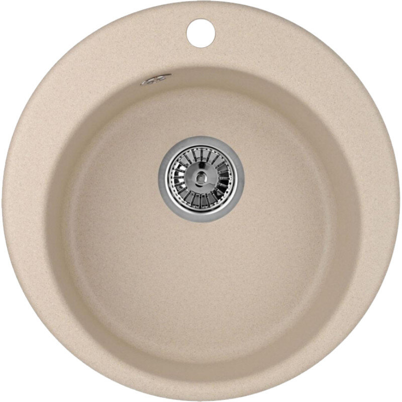 Изображение товара Кухонная мойка Domaci Солерно DMQ-1475.C сардоникс 45.5 см, встроенная