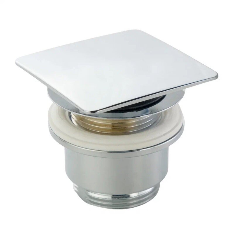 Изображение товара Донный клапан Migliore Ricambi 17956 клик-клак хром для раковин без перелива