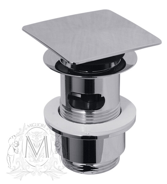 Изображение товара Донный клапан Migliore Ricambi 17955 с переливом и клик-клак хром