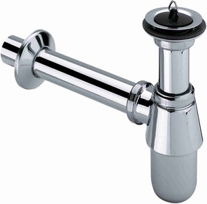 Изображение товара Сифон для раковины Viega Eleganta V2 366681 хром глянцевый регулировка высоты