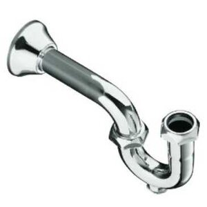 Изображение товара Сифон для раковины Kohler K-9018-CP хром 368x111 мм нержавеющая сталь