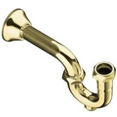 Изображение товара Сифон для раковины Kohler K-9018-PB из нержавеющей стали золото