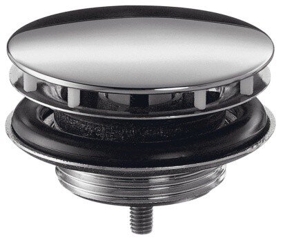 Изображение товара Донный клапан Hansgrohe 50001000 для раковины, хром, автоматический с переливом