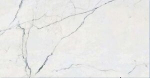 Изображение товара Керамогранит Zodiac Statuario Oro Bianco Full Body 160x320 мм Италия белый глянцевый