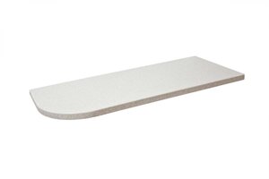 Изображение товара Столешница Montebianco REEX, прямоугольная, правая/левая, белый/сахара, 80*50*4 см