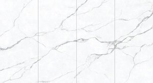 Изображение товара Керамогранит Zodiac Statuario Oro MN022AP271206, 120х270 см, Polished, 6 мм, белый