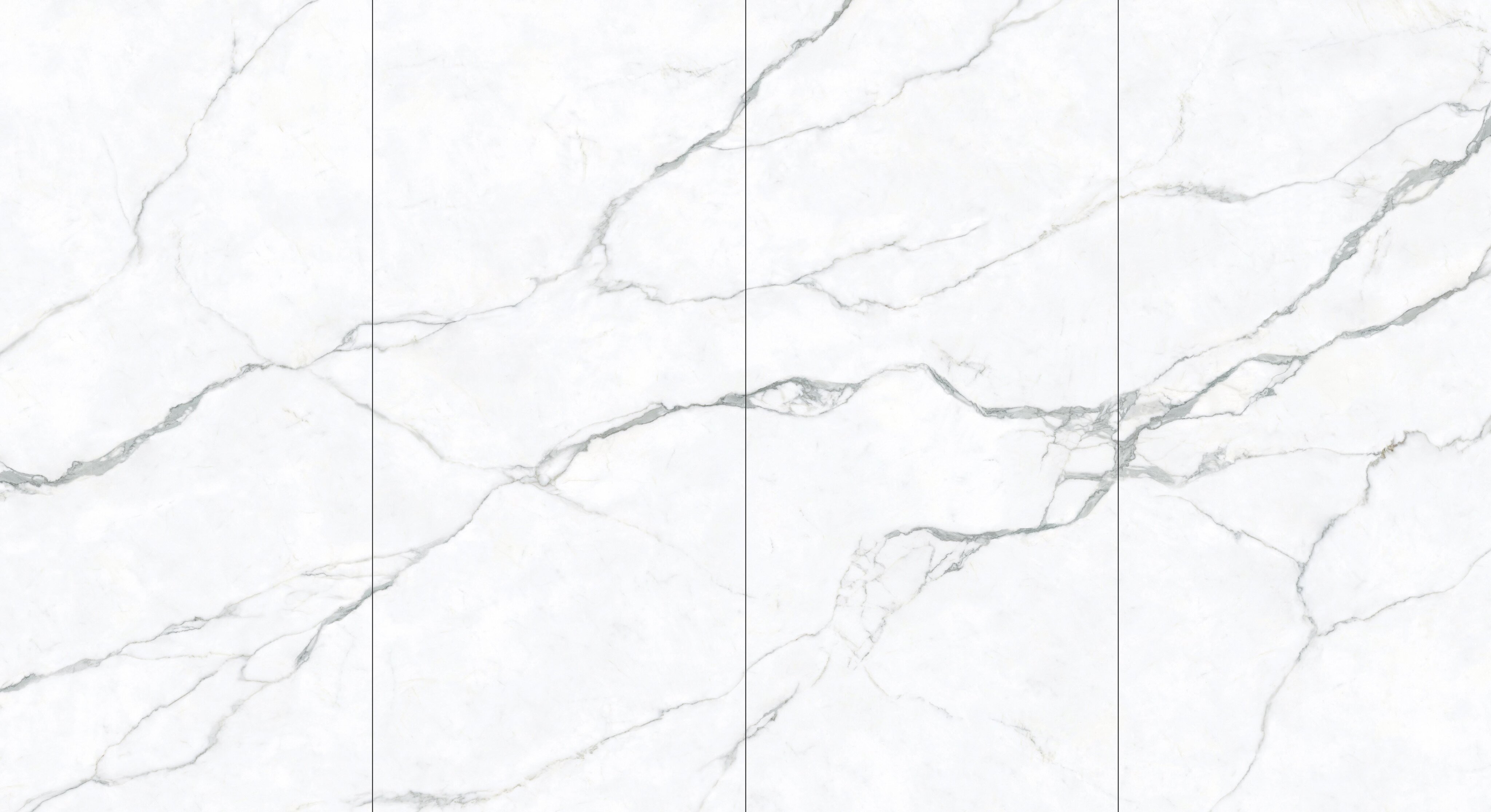 Изображение товара Керамогранит Zodiac Statuario Oro MN022AP271206, 120х270 см, Polished, 6 мм, белый